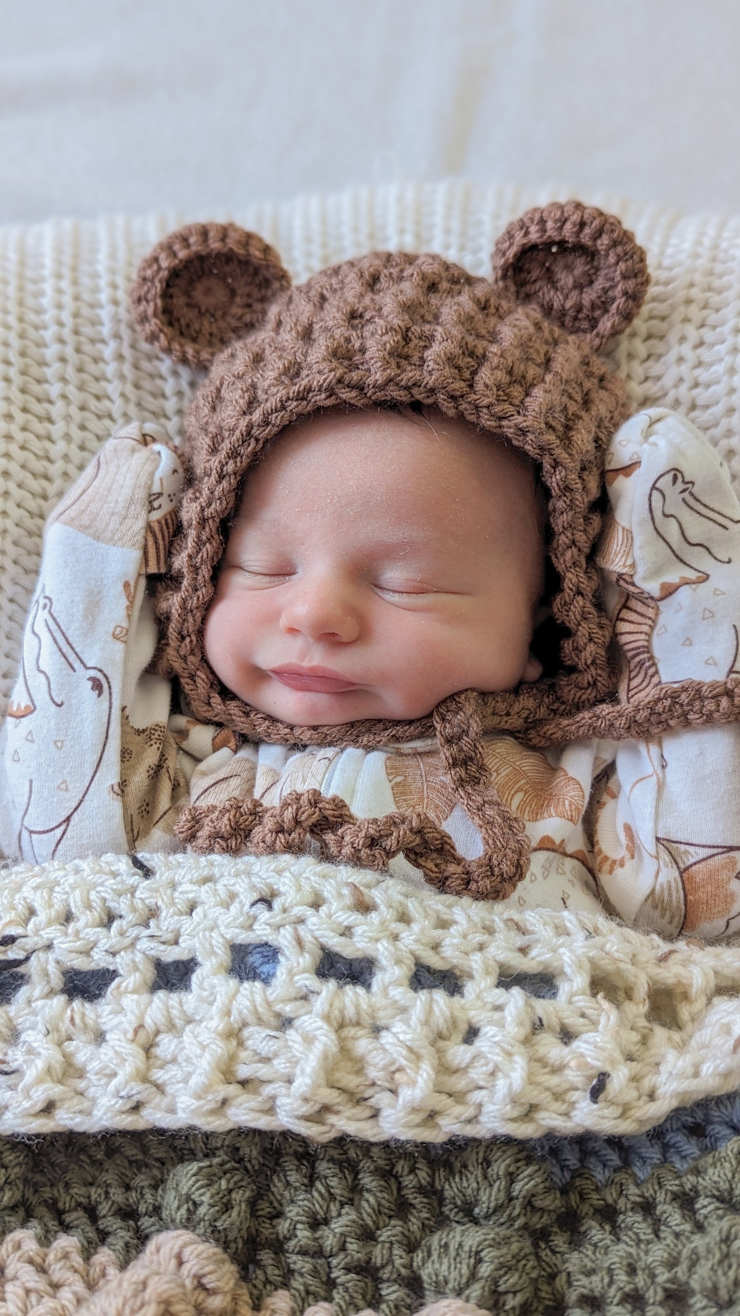 Bellamy bear bonnet