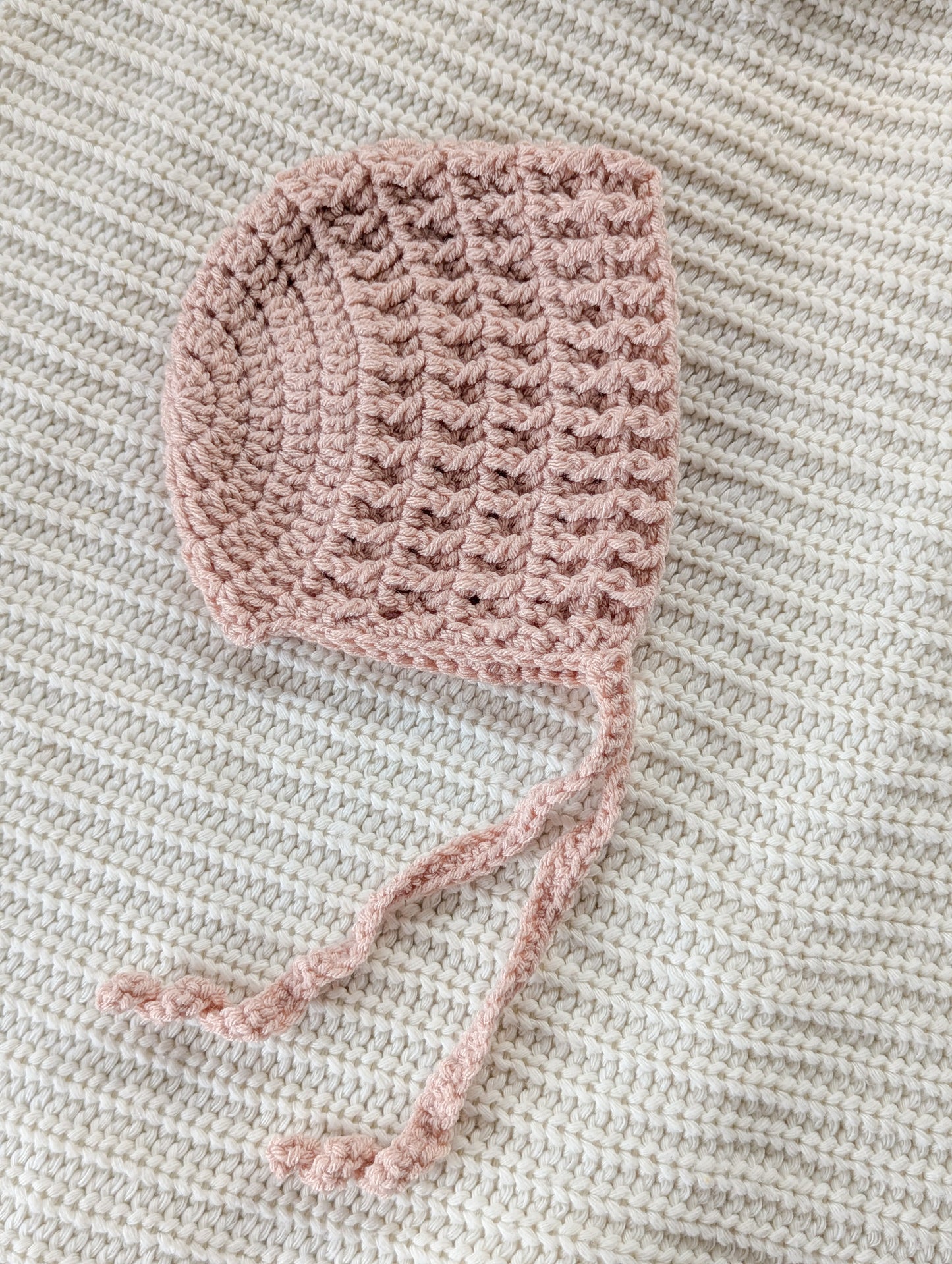 Bellamy Bonnet | Blush 12-24M| RTS